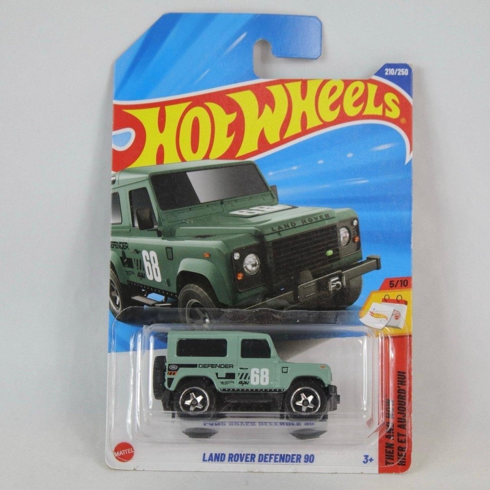 Hot Wheels Teal Land Rover Defender 90 Toy Car - NEW